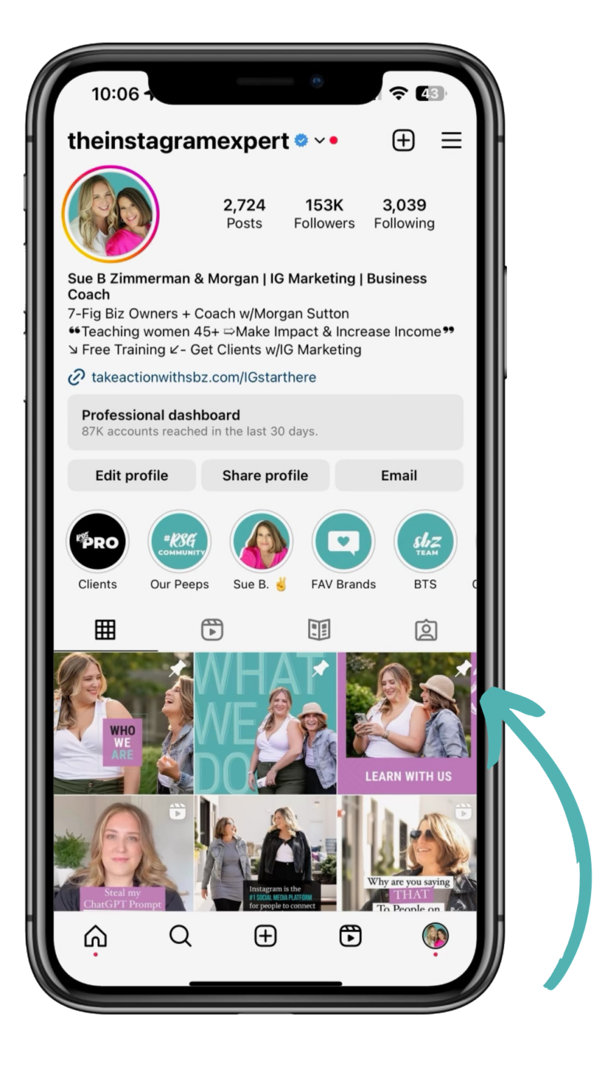 Strategies Behind Pinning Posts on Your Instagram Feed - Learn with SBZ