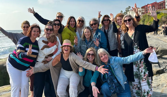 Surround yourself by supportive, smart, savy and all-in women who fuel you.